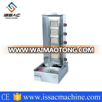 New Style 5 Gas Burners Turkey Gas Doner Kebabs Grill Shawarma Machine